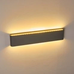 Hofstein Tinglev Wandleuchte LED Grau, 2-flammig -Wandleuchten Verkauf tinglev wandleuchte h3307977 14