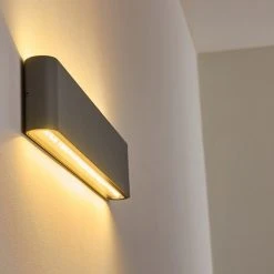 Hofstein Tinglev Wandleuchte LED Grau, 2-flammig -Wandleuchten Verkauf tinglev wandleuchte h3307977 6