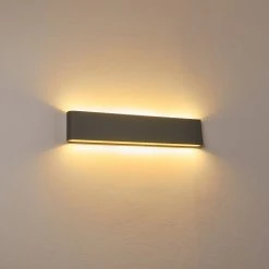 Hofstein Tinglev Wandleuchte LED Grau, 2-flammig -Wandleuchten Verkauf tinglev wandleuchte h3307977 7