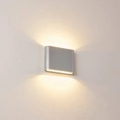 Hofstein Tinglev Wandleuchte LED Silber, 2-flammig -Wandleuchten Verkauf tinglev wandleuchte h3370889 13