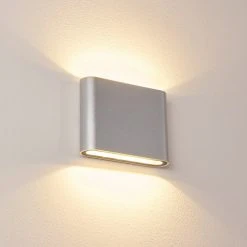 Hofstein Tinglev Wandleuchte LED Silber, 2-flammig -Wandleuchten Verkauf tinglev wandleuchte h3370889 2