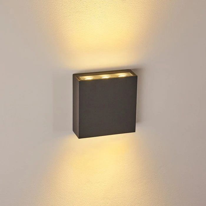 Hofstein Tinglev Wandleuchte LED Anthrazit, 1-flammig 4 Hofstein Tinglev Wandleuchte LED Anthrazit, 1-flammig - Image 4