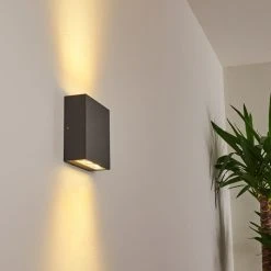 Hofstein Tinglev Wandleuchte LED Anthrazit, 1-flammig 25 Hofstein Tinglev Wandleuchte LED Anthrazit, 1-flammig -Wandleuchten Verkauf tinglev wandleuchte h3372630 6
