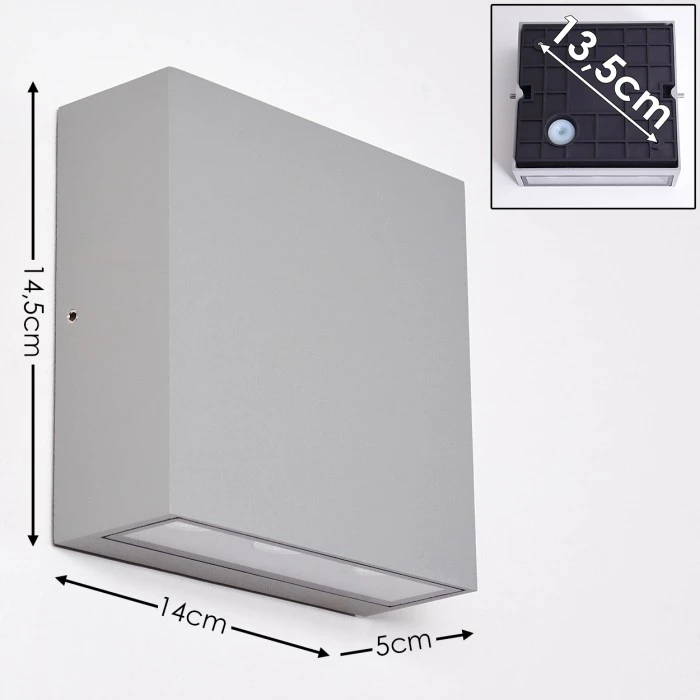 Hofstein Tinglev Wandleuchte LED Grau, 1-flammig 2 Hofstein Tinglev Wandleuchte LED Grau, 1-flammig - Image 2
