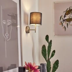 Hofstein Tise Wandleuchte Nickel-Matt, 1-flammig 22 Hofstein Tise Wandleuchte Nickel-Matt, 1-flammig -Wandleuchten Verkauf tise wandleuchte h3575840 10