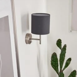 Hofstein Tise Wandleuchte Nickel-Matt, 1-flammig 21 Hofstein Tise Wandleuchte Nickel-Matt, 1-flammig -Wandleuchten Verkauf tise wandleuchte h3575840 9