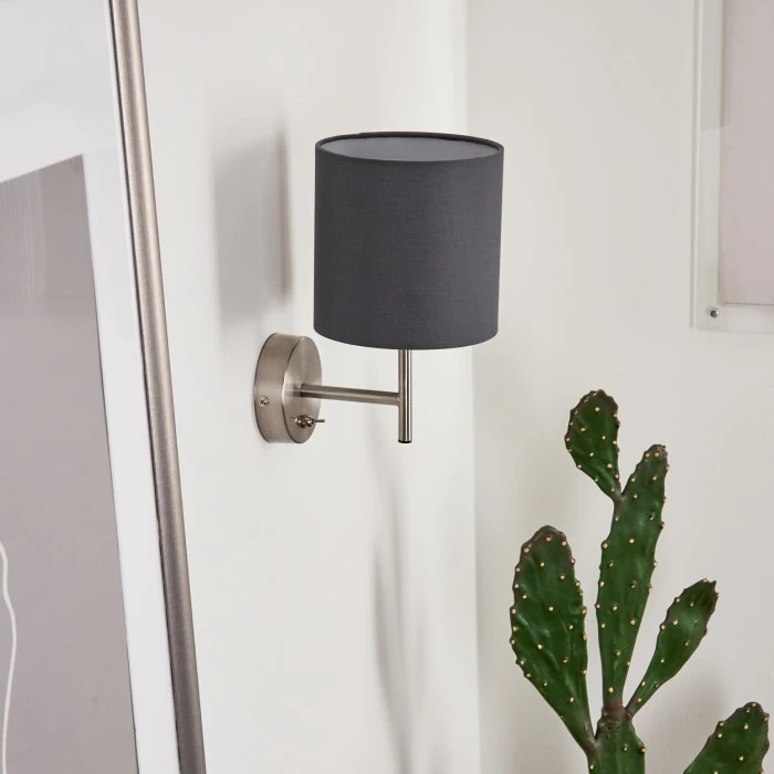 Hofstein Tise Wandleuchte Nickel-Matt, 1-flammig 10 Hofstein Tise Wandleuchte Nickel-Matt, 1-flammig - Image 10