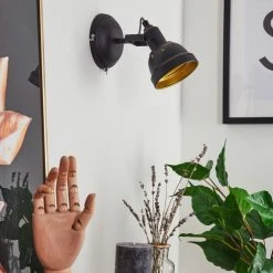 Hofstein Tita Wandleuchte Chrom, Schwarz, 1-flammig 25 Hofstein Tita Wandleuchte Chrom, Schwarz, 1-flammig -Wandleuchten Verkauf tita wandleuchte h3017487 11