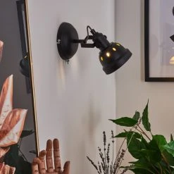 Hofstein Tita Wandleuchte Chrom, Schwarz, 1-flammig 22 Hofstein Tita Wandleuchte Chrom, Schwarz, 1-flammig -Wandleuchten Verkauf tita wandleuchte h3017487 8