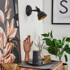 Hofstein Tita Wandleuchte Chrom, Schwarz, 1-flammig 23 Hofstein Tita Wandleuchte Chrom, Schwarz, 1-flammig -Wandleuchten Verkauf tita wandleuchte h3017487 9