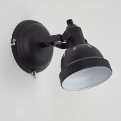 Hofstein Tita Wandleuchte Chrom, Schwarz, 1-flammig -Wandleuchten Verkauf tita wandleuchte h3017524 7