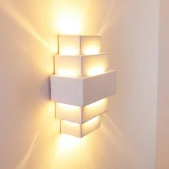 Hofstein Tokio Wandleuchte Weiß, 1-flammig -Wandleuchten Verkauf tokio wandleuchte h21 9