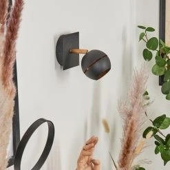 Hofstein Tome Wandleuchte LED Messing, Schwarz, 1-flammig -Wandleuchten Verkauf tome wandleuchte h3609798 10