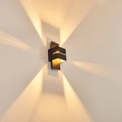 Hofstein Tora Wandleuchte Schwarz, 1-flammig -Wandleuchten Verkauf tora wandleuchte h3013243 do4 14