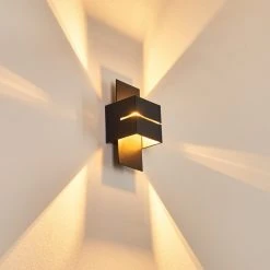 Hofstein Tora Wandleuchte Schwarz, 1-flammig -Wandleuchten Verkauf tora wandleuchte h3013243 do4 2