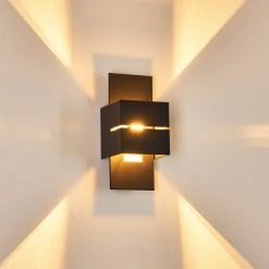 Hofstein Tora Wandleuchte Schwarz, 1-flammig -Wandleuchten Verkauf tora wandleuchte h3013243 do4 7