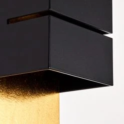 Hofstein Tora Wandleuchte Schwarz-Gold, 1-flammig -Wandleuchten Verkauf tora wandleuchte h3013250 do4 10