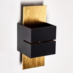 Hofstein Tora Wandleuchte Schwarz-Gold, 1-flammig -Wandleuchten Verkauf tora wandleuchte h3013250 do4 5