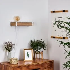 Hofstein Torrevieja Wandleuchte Weiß, Holz hell, 1-flammig -Wandleuchten Verkauf torrevieja wandleuchte h3369142 12