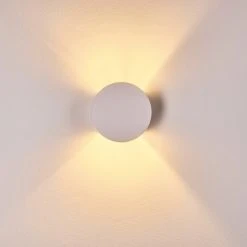 Hofstein Tortel Wandleuchte Weiß, 1-flammig -Wandleuchten Verkauf tortel wandleuchte h3266359 do4 5