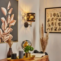 Hofstein Trasancos Wandleuchte Schwarz, 1-flammig 22 Hofstein Trasancos Wandleuchte Schwarz, 1-flammig -Wandleuchten Verkauf trasancos wandleuchte h3567517 10