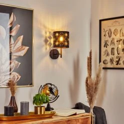 Hofstein Trasancos Wandleuchte Schwarz, 1-flammig 20 Hofstein Trasancos Wandleuchte Schwarz, 1-flammig -Wandleuchten Verkauf trasancos wandleuchte h3567517 8