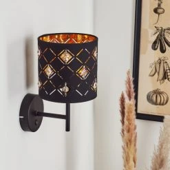 Hofstein Trasancos Wandleuchte Schwarz, 1-flammig 21 Hofstein Trasancos Wandleuchte Schwarz, 1-flammig -Wandleuchten Verkauf trasancos wandleuchte h3567517 9