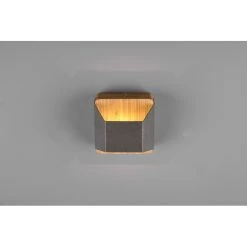 Trio Leuchten Arino Wandleuchte LED Nickel-Matt, Dunkelbraun, 1-flammig -Wandleuchten Verkauf trio leuchten arino wandleuchte 224810167 3