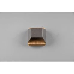 Trio Leuchten Arino Wandleuchte LED Nickel-Matt, Dunkelbraun, 1-flammig -Wandleuchten Verkauf trio leuchten arino wandleuchte 224810167 6