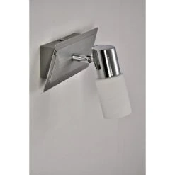 Trio Leuchten CLAPTON Wandleuchte LED Chrom, Aluminium, Edelstahl, 1-flammig -Wandleuchten Verkauf trio leuchten clapton wandleuchte 821470105 do1 7