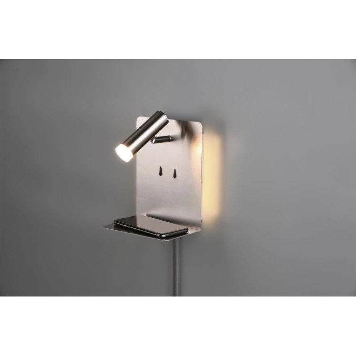 Trio Leuchten ELEMENT Wandleuchte LED Nickel-Matt, 3-flammig 9 Trio Leuchten ELEMENT Wandleuchte LED Nickel-Matt, 3-flammig - Image 9