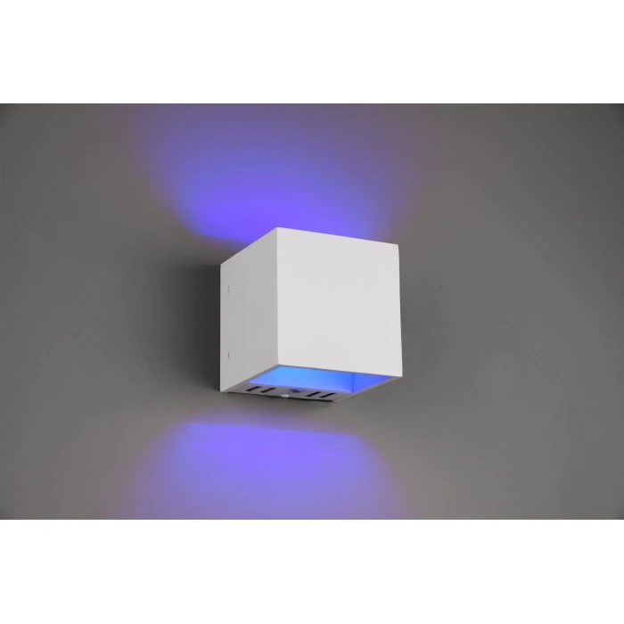 Trio Leuchten Figo Wandleuchte LED Weiß, 1-flammig, Fernbedienung, Farbwechsler 4 Trio Leuchten Figo Wandleuchte LED Weiß, 1-flammig, Fernbedienung, Farbwechsler - Image 4