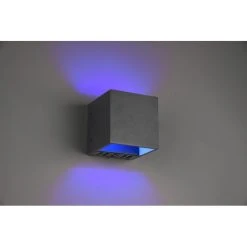 Trio Leuchten Figo Wandleuchte LED Schwarz, 1-flammig, Fernbedienung, Farbwechsler -Wandleuchten Verkauf trio leuchten figo wandleuchte 253310132 3