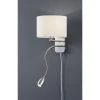 Trio Leuchten HOTEL Wandleuchte LED Nickel-Matt, Chrom, 2-flammig