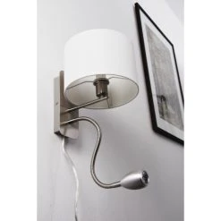 Trio Leuchten HOTEL Wandleuchte LED Nickel-Matt, Chrom, 2-flammig 14 Trio Leuchten HOTEL Wandleuchte LED Nickel-Matt, Chrom, 2-flammig -Wandleuchten Verkauf trio leuchten hotel wandleuchte 271170201 do1 3