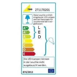 Trio Leuchten HOTEL Wandleuchte LED Nickel-Matt, Chrom, 2-flammig 19 Trio Leuchten HOTEL Wandleuchte LED Nickel-Matt, Chrom, 2-flammig -Wandleuchten Verkauf trio leuchten hotel wandleuchte 271170201 do1 8