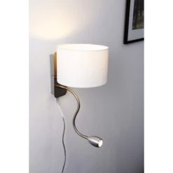 Trio Leuchten HOTEL Wandleuchte LED Nickel-Matt, Chrom, 2-flammig 20 Trio Leuchten HOTEL Wandleuchte LED Nickel-Matt, Chrom, 2-flammig -Wandleuchten Verkauf trio leuchten hotel wandleuchte 271170201 do1 9