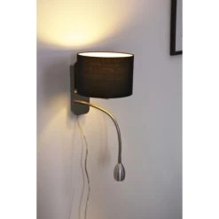 Trio Leuchten HOTEL Wandleuchte LED Nickel-Matt, Chrom, 1-flammig 14 Trio Leuchten HOTEL Wandleuchte LED Nickel-Matt, Chrom, 1-flammig -Wandleuchten Verkauf trio leuchten hotel wandleuchte 271170202 do1 3