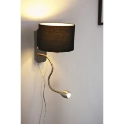 Trio Leuchten HOTEL Wandleuchte LED Nickel-Matt, Chrom, 1-flammig 15 Trio Leuchten HOTEL Wandleuchte LED Nickel-Matt, Chrom, 1-flammig -Wandleuchten Verkauf trio leuchten hotel wandleuchte 271170202 do1 4