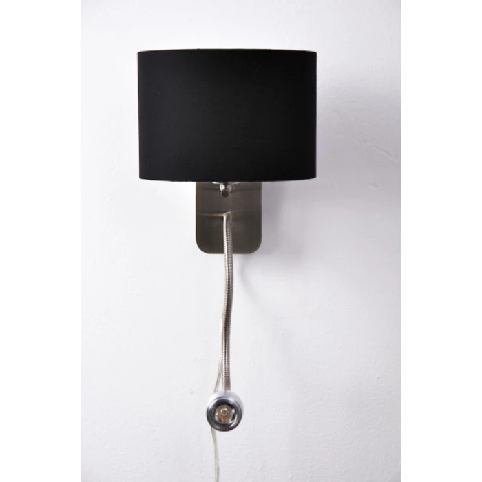 Trio Leuchten HOTEL Wandleuchte LED Nickel-Matt, Chrom, 1-flammig 8 Trio Leuchten HOTEL Wandleuchte LED Nickel-Matt, Chrom, 1-flammig - Image 8