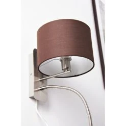 Trio Leuchten HOTEL Wandleuchte LED Nickel-Matt, Chrom, 1-flammig -Wandleuchten Verkauf trio leuchten hotel wandleuchte 271170214 do1 2