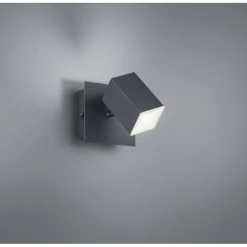 Trio Leuchten LAGOS Wandleuchte LED Schwarz, 1-flammig