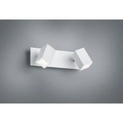 Trio Leuchten LAGOS Wandleuchte LED weiß matt, 2-flammig