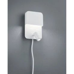 Trio Leuchten LUIGI Wandleuchte LED Weiß, 1-flammig