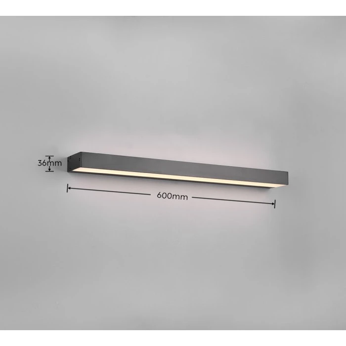 Trio Leuchten Rocco Wandleuchte LED Schwarz, 1-flammig 5 Trio Leuchten Rocco Wandleuchte LED Schwarz, 1-flammig - Image 5