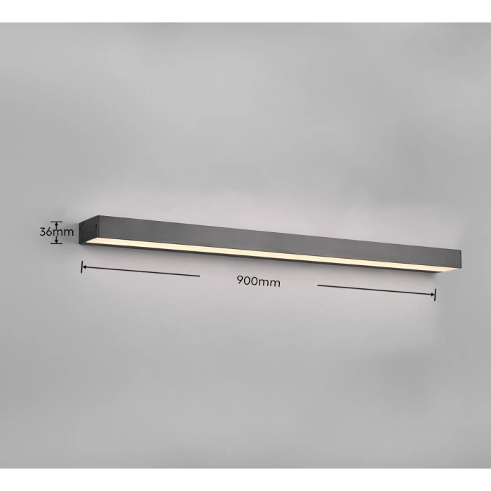 Trio Leuchten Rocco Wandleuchte LED Schwarz, 1-flammig 5 Trio Leuchten Rocco Wandleuchte LED Schwarz, 1-flammig - Image 5
