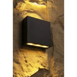 Trio Leuchten THAMES Wandleuchte LED Schwarz, 2-flammig -Wandleuchten Verkauf trio leuchten thames wandleuchte 229360242 3