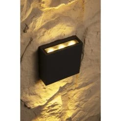 Trio Leuchten THAMES Wandleuchte LED Schwarz, 2-flammig -Wandleuchten Verkauf trio leuchten thames wandleuchte 229360242 6