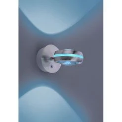 Trio Leuchten VISTA Wandleuchte LED Nickel-Matt, 2-flammig, Fernbedienung, Farbwechsler 13 Trio Leuchten VISTA Wandleuchte LED Nickel-Matt, 2-flammig, Fernbedienung, Farbwechsler -Wandleuchten Verkauf trio leuchten vista wandleuchte 255410207 5