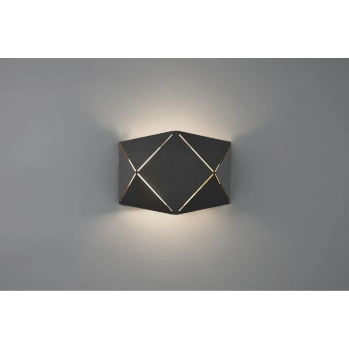 Trio Leuchten ZANDOR Wandleuchte LED Schwarz, 1-flammig 2 Trio Leuchten ZANDOR Wandleuchte LED Schwarz, 1-flammig - Image 2
